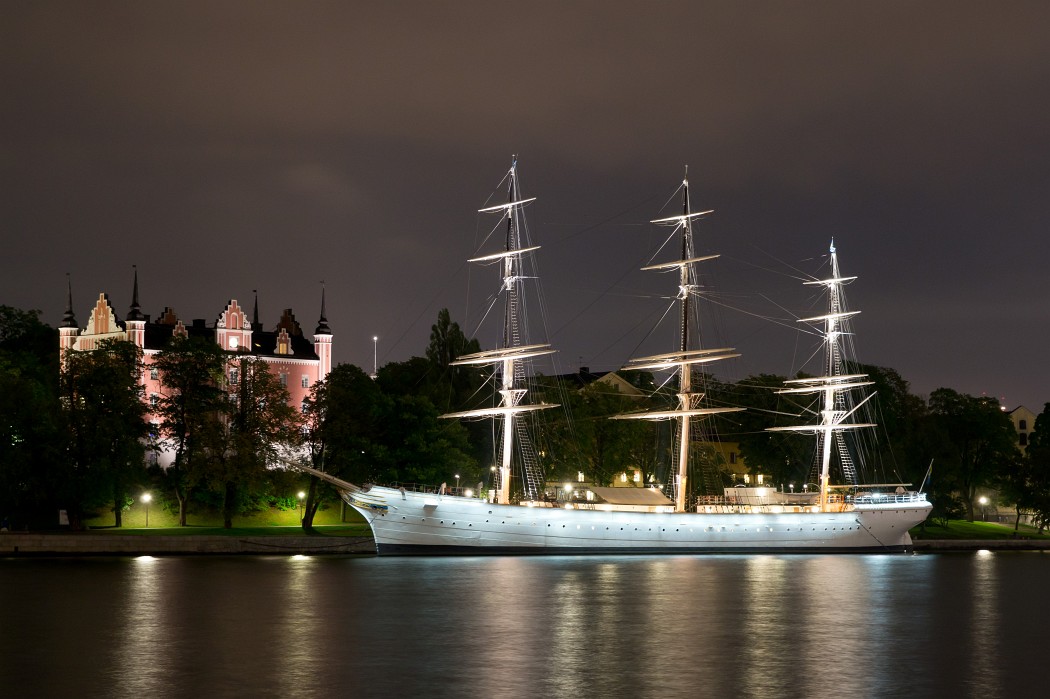 White Beauty  Sailing ship in Stockholm